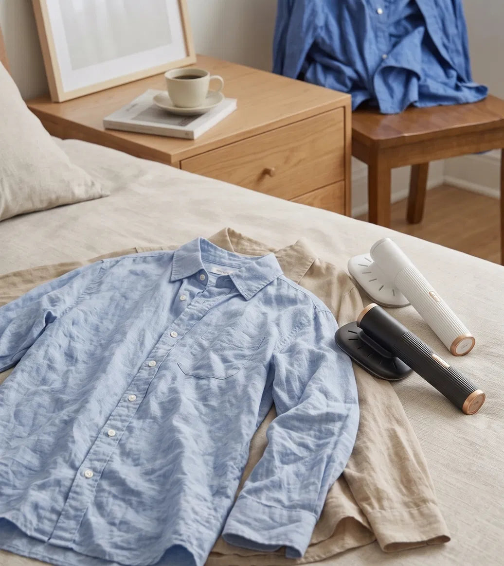 Chemise froissée avant utilisation